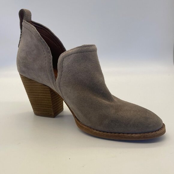 Jeffrey Campbell Rosalee Women’s Ankle Booties – Size 7 – Light Taupe Suede - Picture 5 of 14